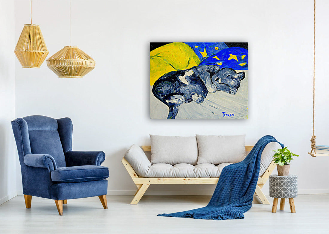 Catnapping- Art Printings And Canvases