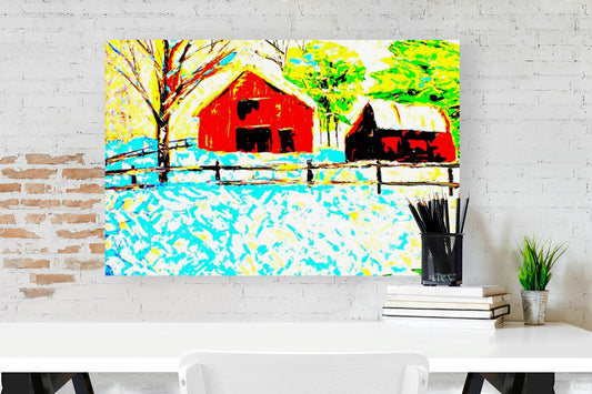 Forsyth Barns| Giclee Paper- Wood- Metal- Canvas
