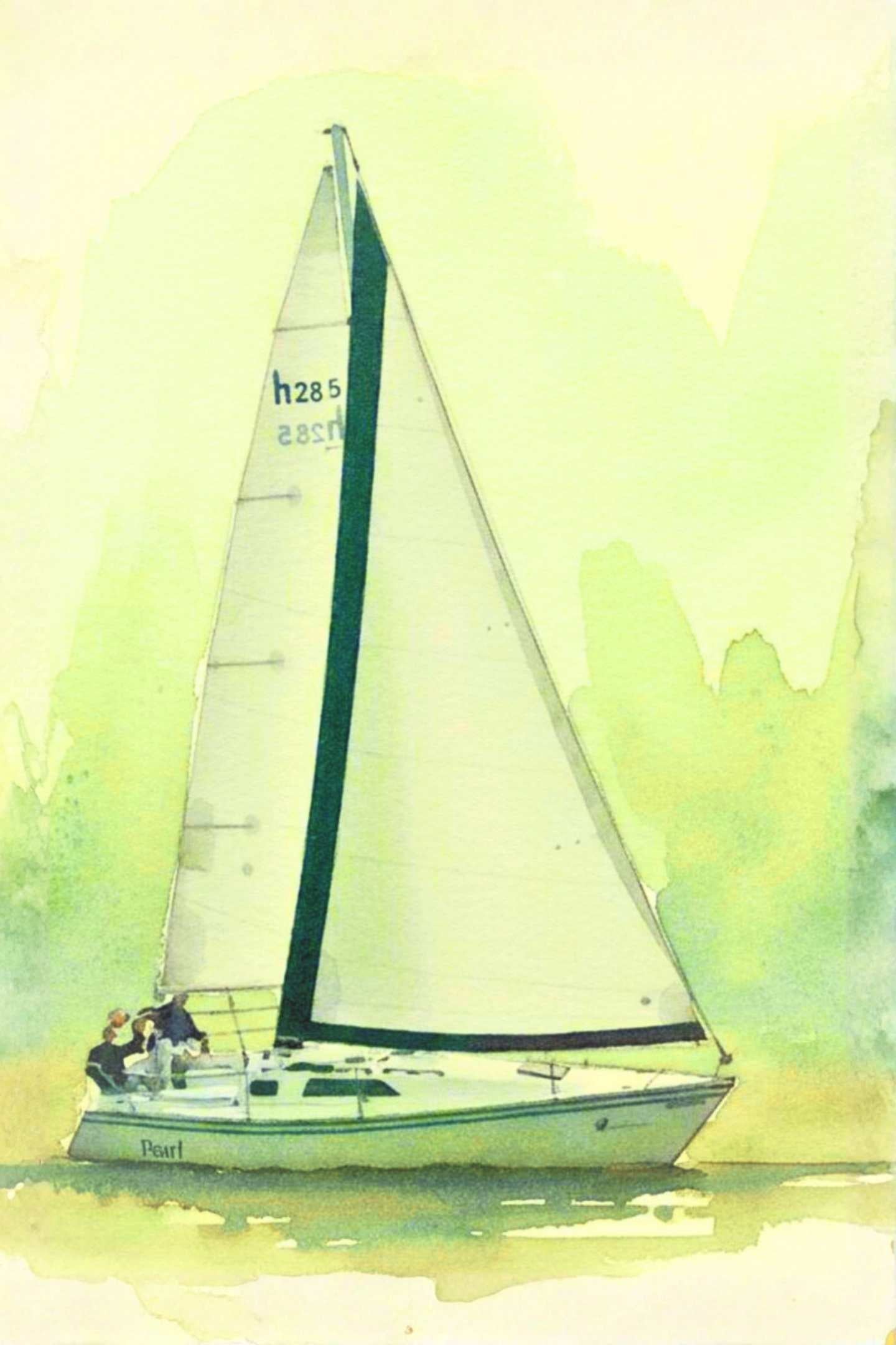 Sailing Boat Race| Water Sports Art| Giclee Paper- Wood- Metal- Canvas