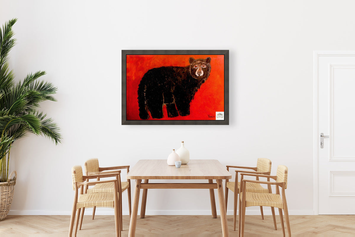 Black Mountain Bear| Animal Art| Prints, Canvas, Wood, or Metal Art