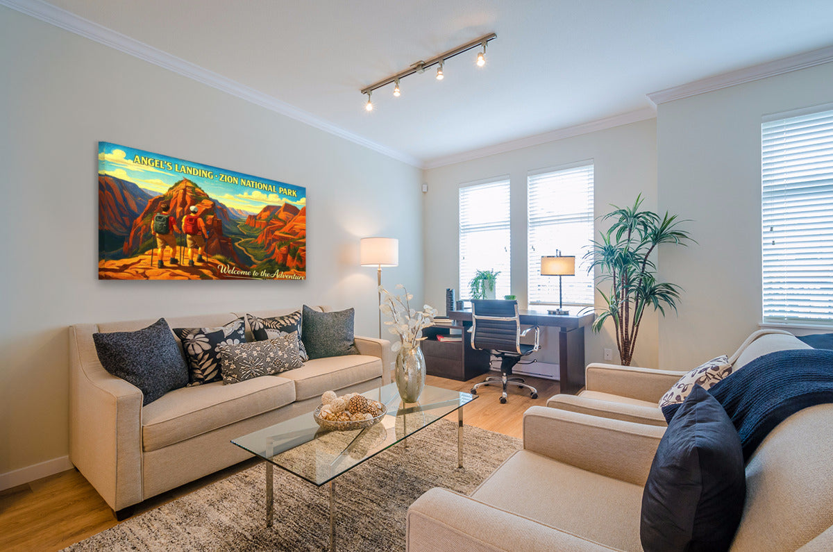 Angels Landing Zion National Park- Art Prints And Canvases