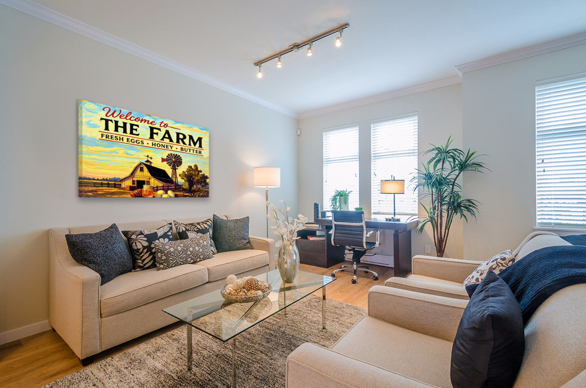 Welcome To The Farm- Art Prints And Canvases
