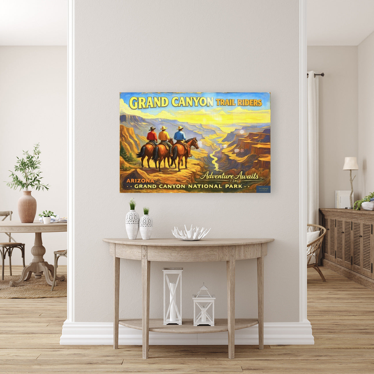 Grand Canyon Trail Rides- Art Prints And Canvases