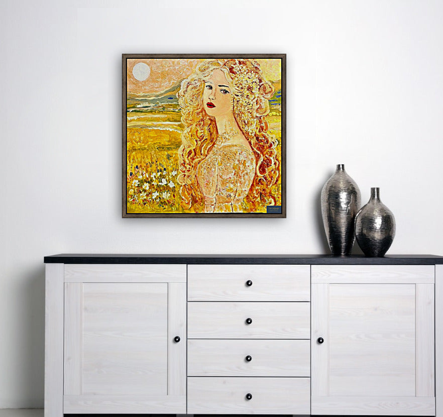 The Queen of Summer- Art Giclee Paper- Wood- Metal- Canvas