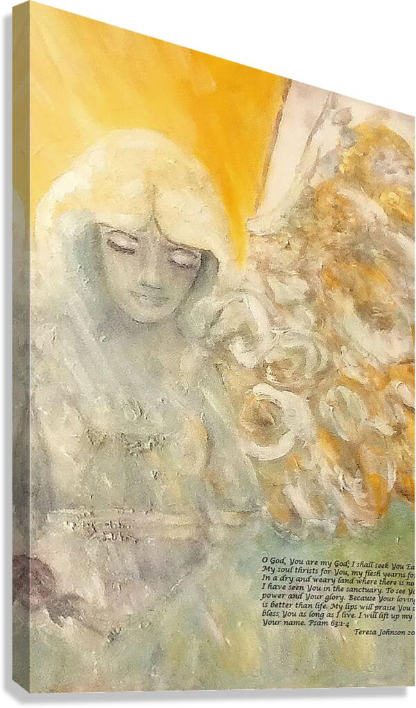 Angels Watch Over Thee| Heavenly Art| Inspiration| Print, Wood, Metal or Canvas- Heaven Being sent by God - Art by Teresa Johnson
