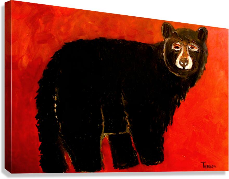 Black Mountain Bear| Animal Art| Prints, Canvas, Wood, or Metal Art