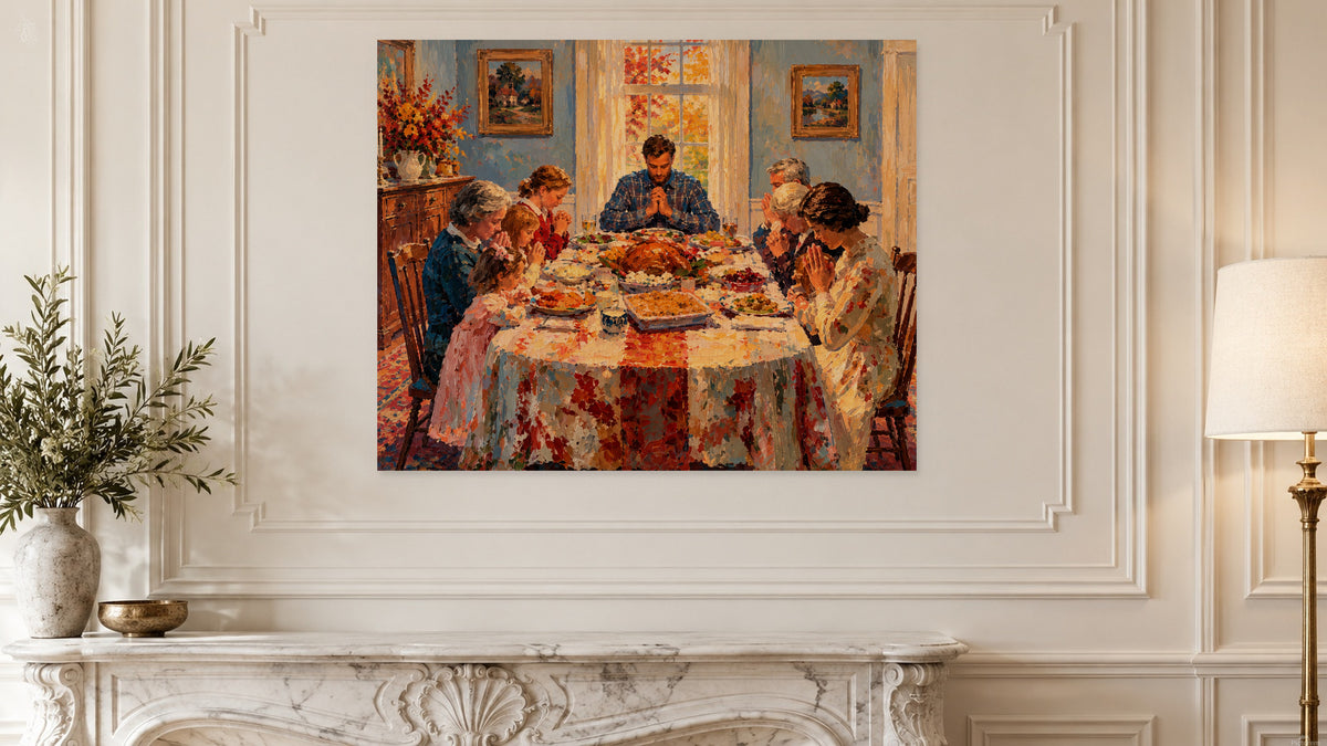 2778471 :: Happy Thanksgiving Give Thanks| Celebrate The Holiday- Giclee Paper- Wood- Metal- Canvas