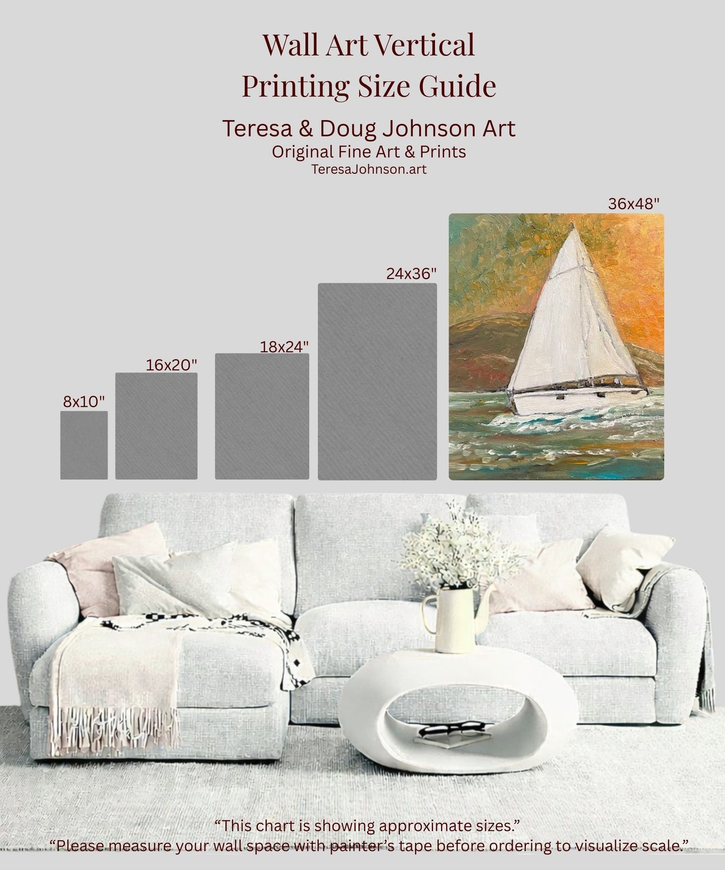 Evening Passage 16 x 20-inch Sailboat - Fine Art Prints – High Quality & Accessible