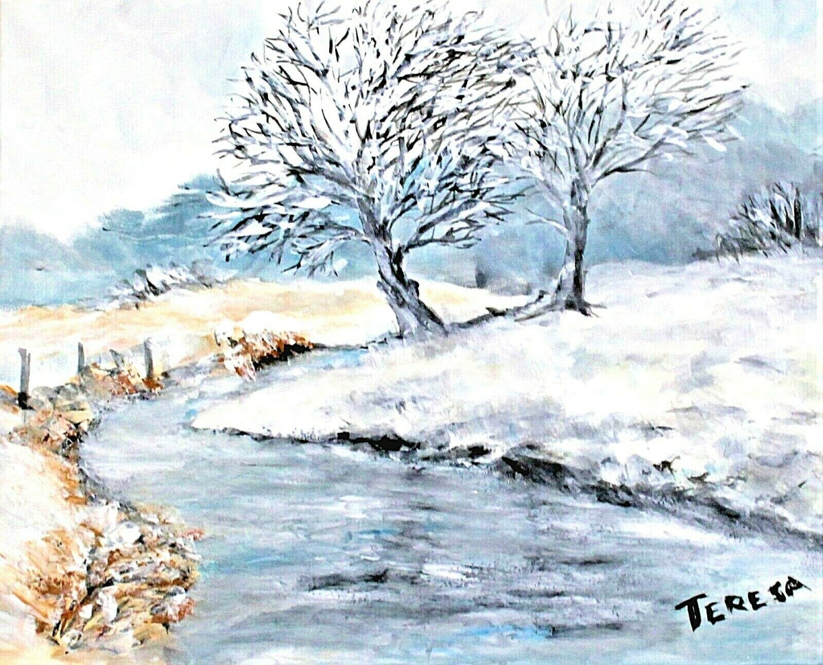 Watson Creek| Mountain Creek Art| Teresa Johnson Art| Giclee Paper- Wood- Metal- Canvas