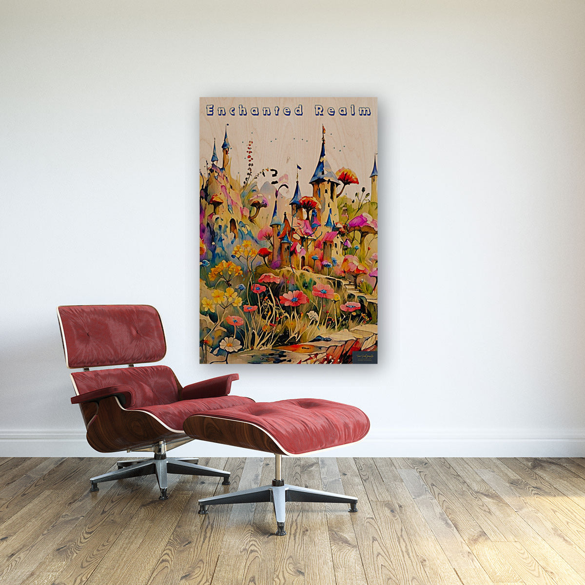 Enchanted Realm| Fantasy Castle| Prints, Canvas, Wood, or Metal Art