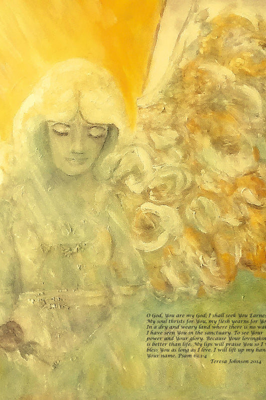 Angels Watch Over Thee| Heavenly Art| Inspiration| Print, Wood, Metal or Canvas- Heaven Being sent by God - Art by Teresa Johnson