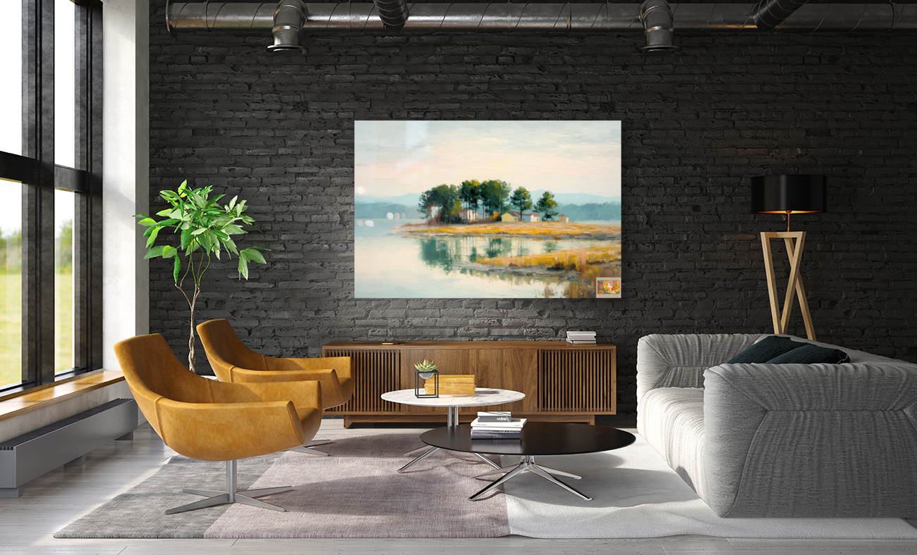 Coastal Herons – Impressionist Print| Beach Print| Shorebirds at the Surf| Coastal Wall Art| Giclée on Canvas, Wood, Metal, Fine Art Paper