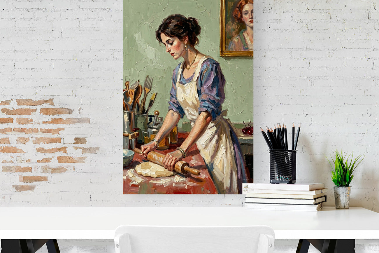 The Baker's Family Pie Recipe | Farmhouse Print| Kitchen Art | Giclée Paper • Wood • Metal • Canvas