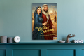 Desert Caravan Under Twilight Skies| Romantic And Danger In The Desert Art| Giclee Paper- Wood- Metal- Canvas