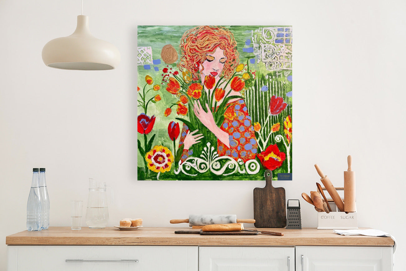 The Queen of Spring- Art Giclee Paper- Wood- Metal- Canvas
