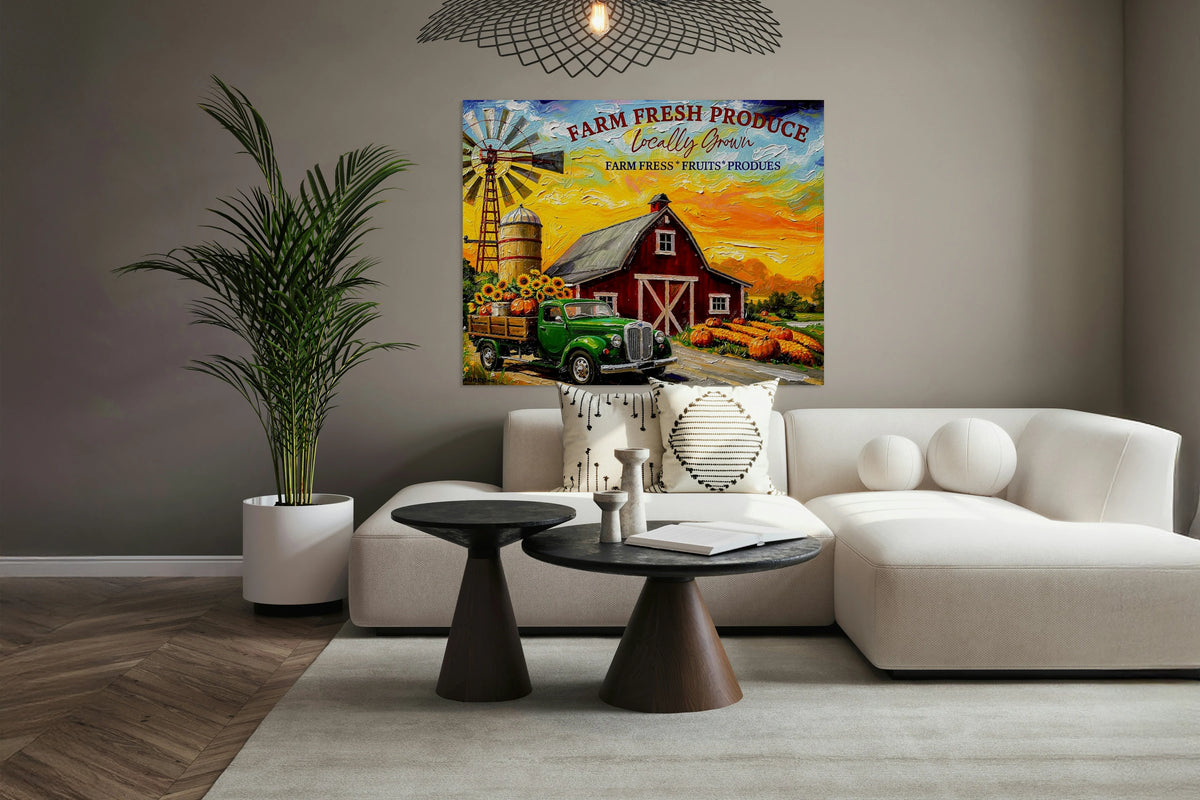 Fresh Grown Produce| Art Prints and Canvases. Giclee Paper- Wood-Metal- Canvas