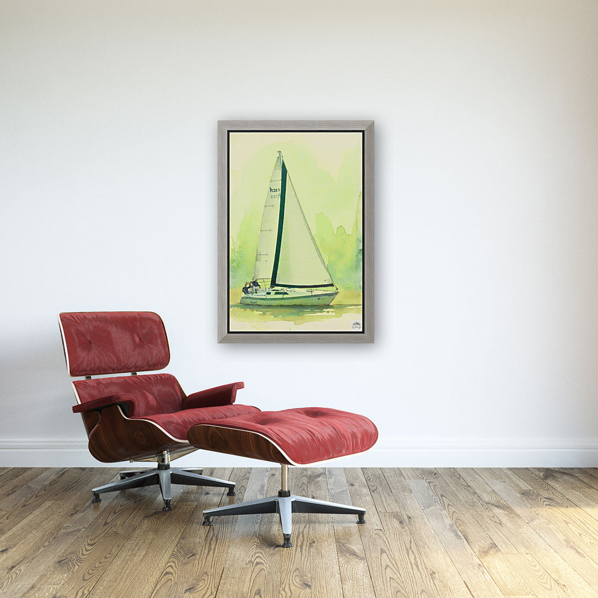 Sailing Boat Race| Water Sports Art| Giclee Paper- Wood- Metal- Canvas