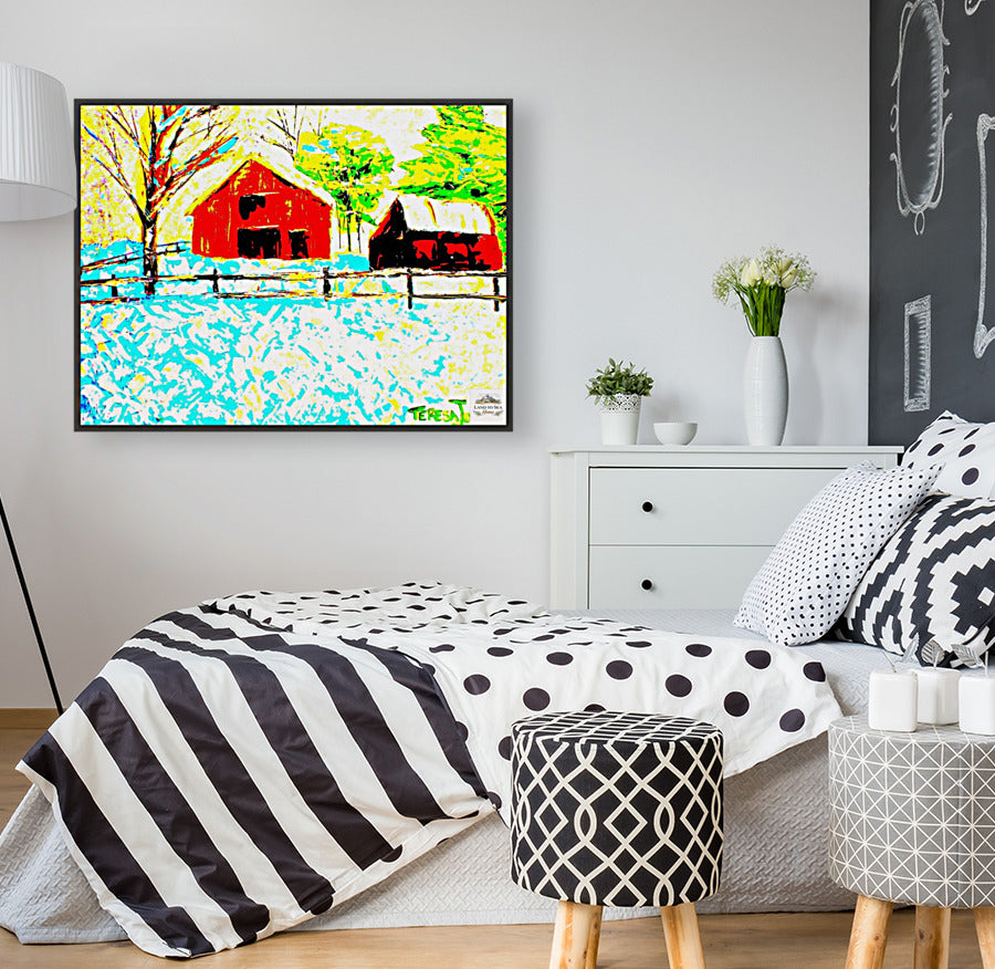 Forsyth Barns| Giclee Paper- Wood- Metal- Canvas