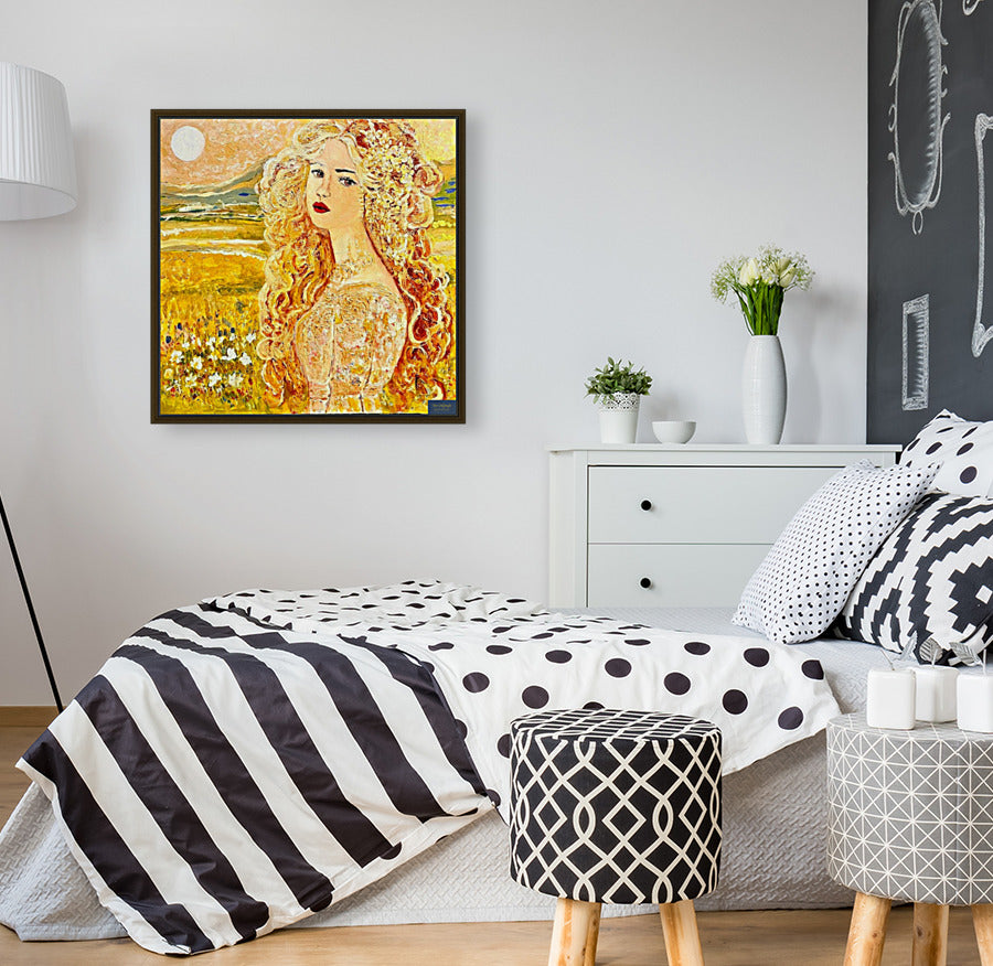 The Queen of Summer- Art Giclee Paper- Wood- Metal- Canvas