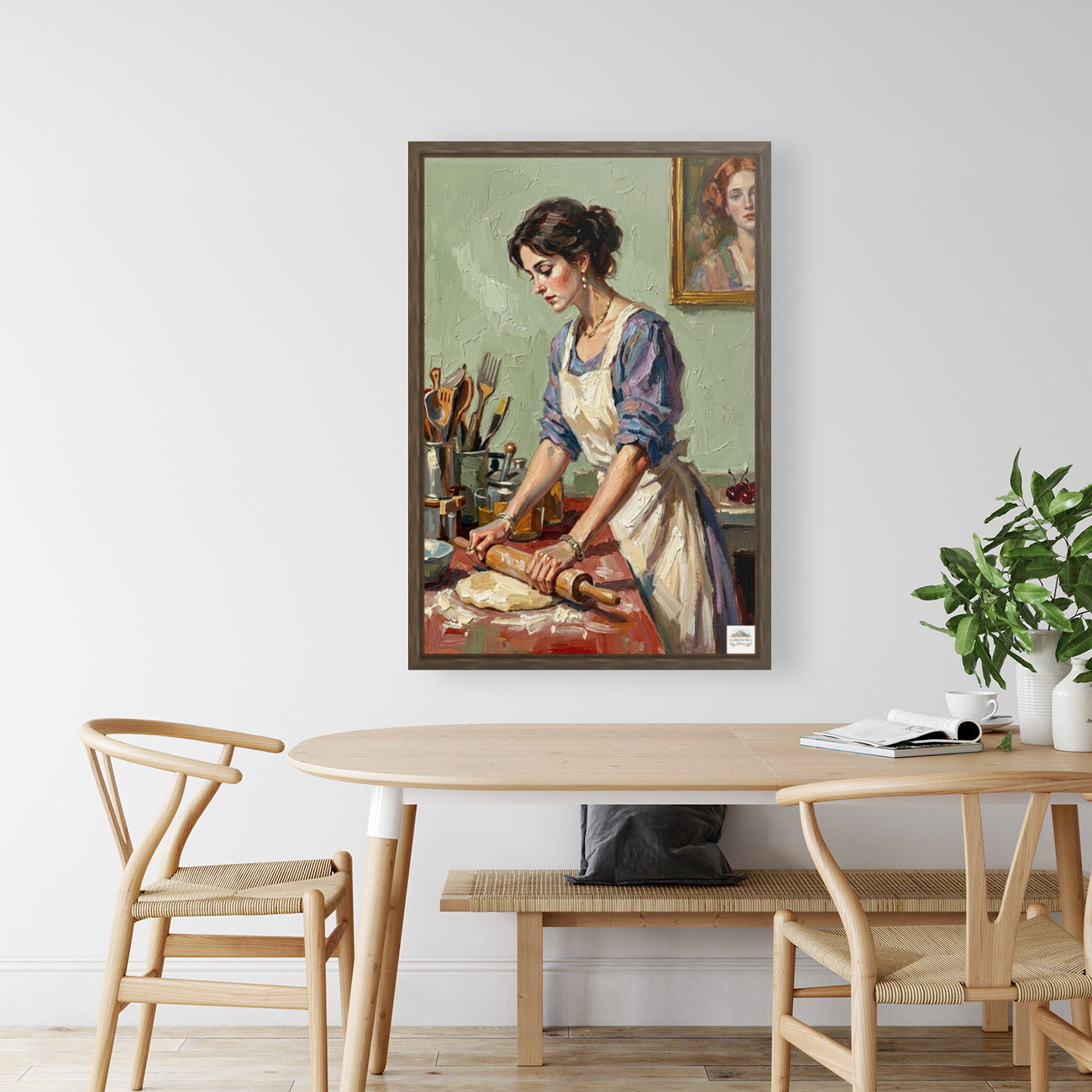 The Baker's Family Pie Recipe | Farmhouse Print| Kitchen Art | Giclée Paper • Wood • Metal • Canvas