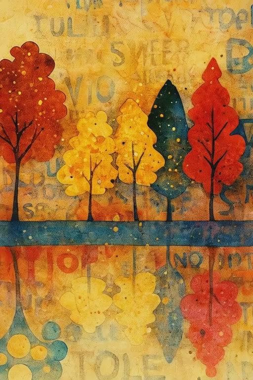 Abstract Fall Day- Art Prints And Canvases