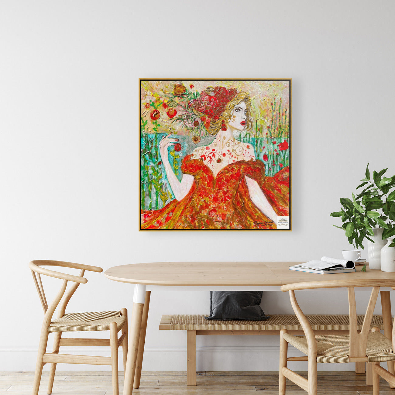 Autumn Queen. Strong Woman Art| Giclee Paper- Wood- Metal- Canvas