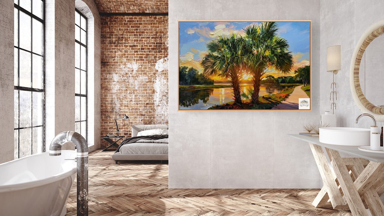 Florida Waterway| Coastal Print| Tropical Water Art| Giclee Paper- Wood- Metal- Canvas