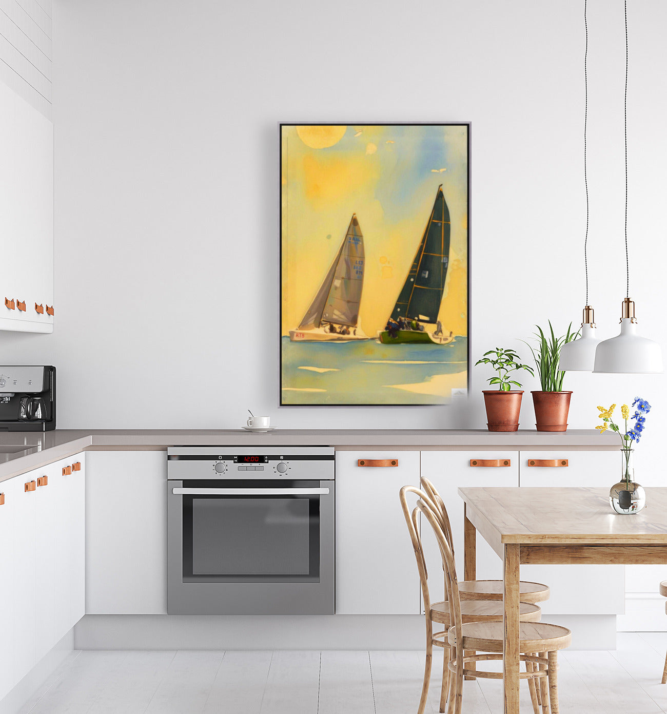 Sailing Days| Water Sports Art| Art Giclee Paper- Wood- Metal- Canvas