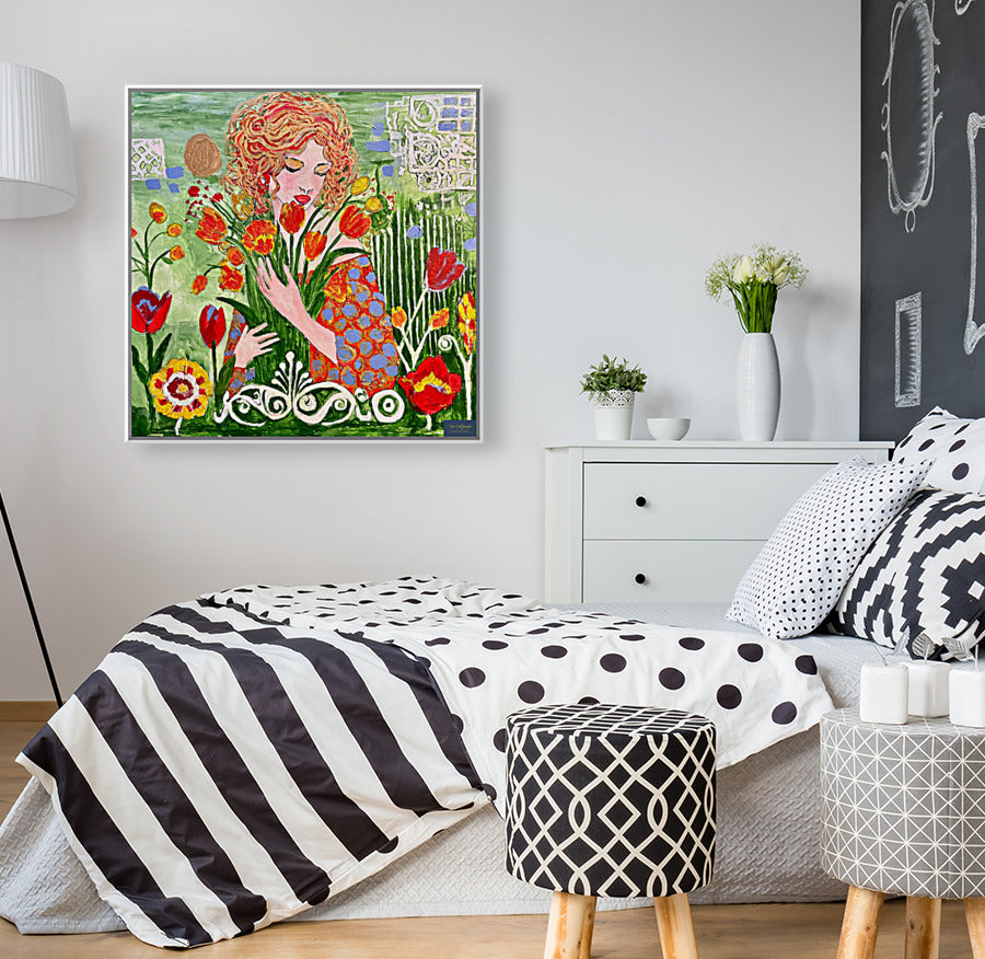 The Queen of Spring- Art Giclee Paper- Wood- Metal- Canvas