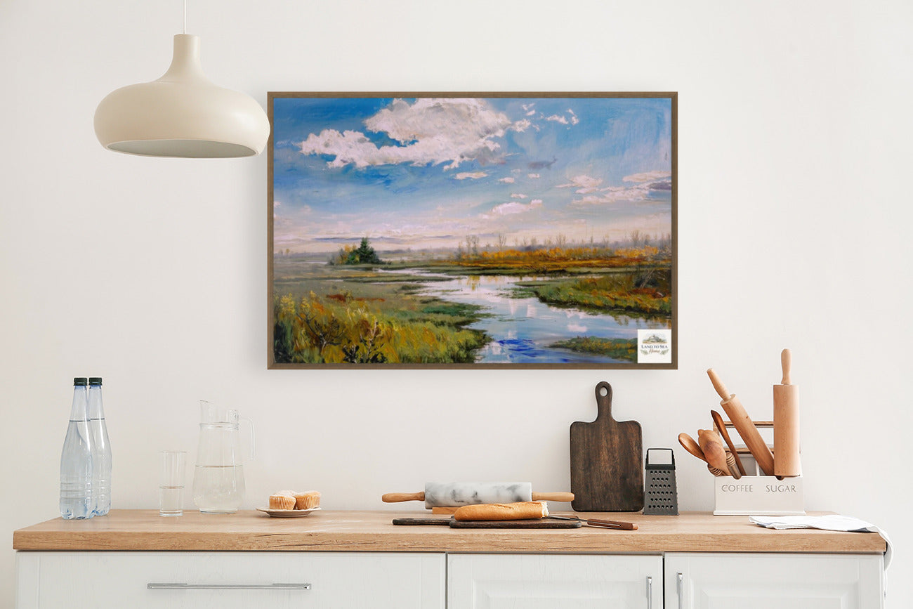 Tidewater Daybreak| Coastal Life Art| Florida Waterway | Coastal Tropical Water Art| Stream Art- Giclee Paper- Wood- Metal- Canvas