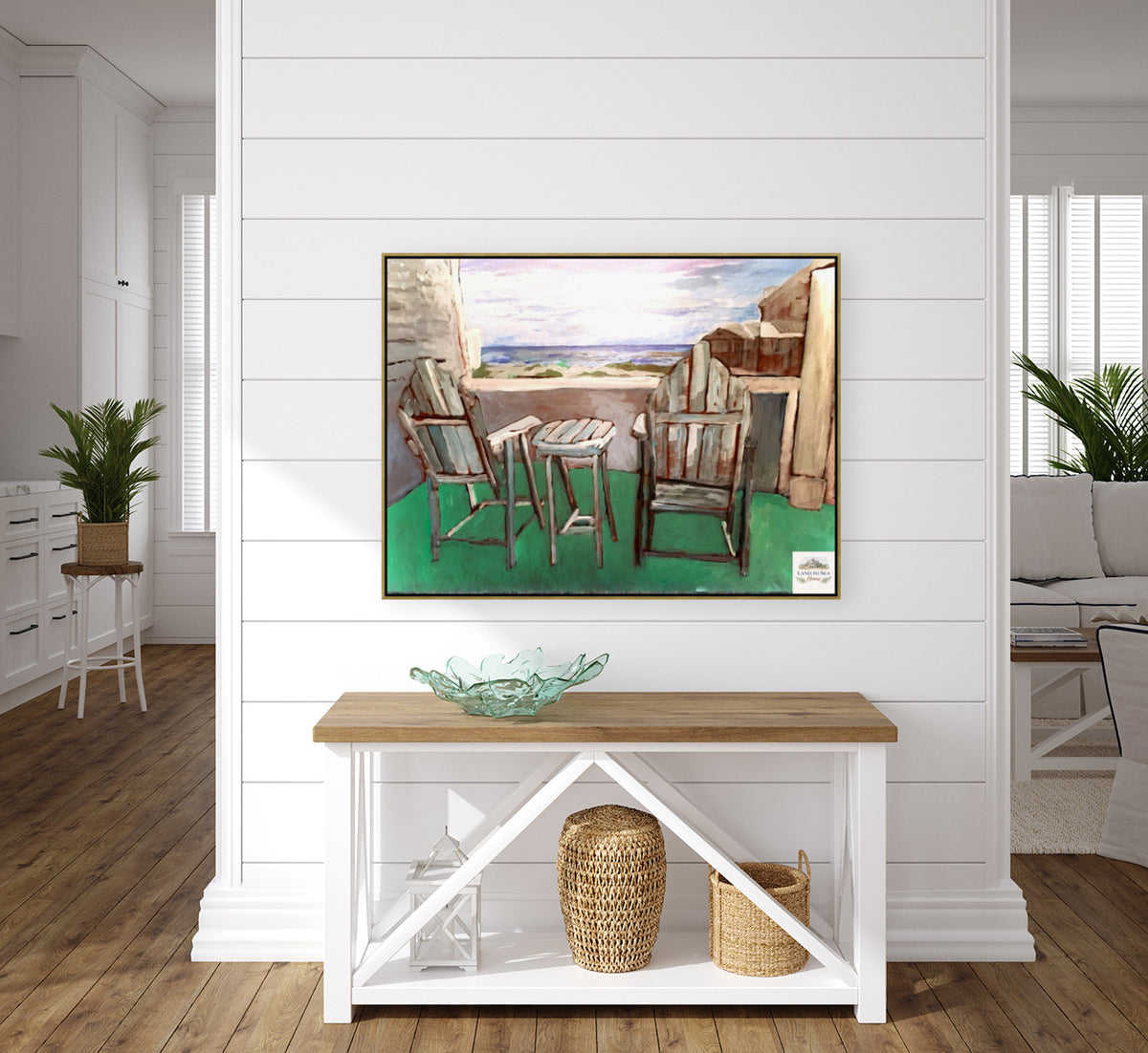 Back Porch Dreaming| Tropical Beach Art| Life in Tropical Area| Giclee Paper- Wood- Metal- Canvas