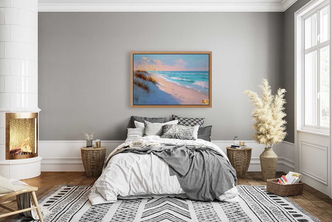 Moody Shores | Coastal Print| Beach Wall Art | Ocean Landscape Print | Giclée on Paper, Canvas, Wood, Metal