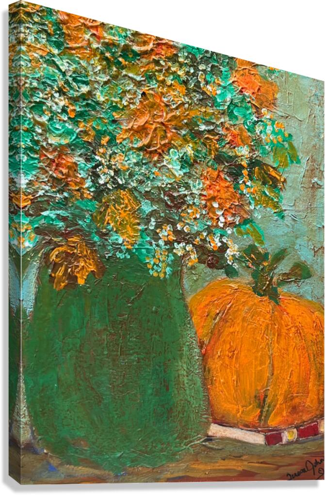 Autumn Wildflower Bouquet-Giclee Paper- Wood- Metal- Canvas