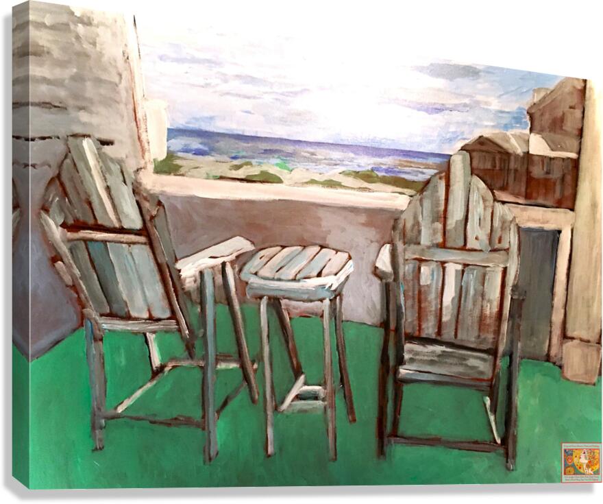 Back Porch Dreaming| Tropical Beach Art| Life in Tropical Area| Giclee Paper- Wood- Metal- Canvas