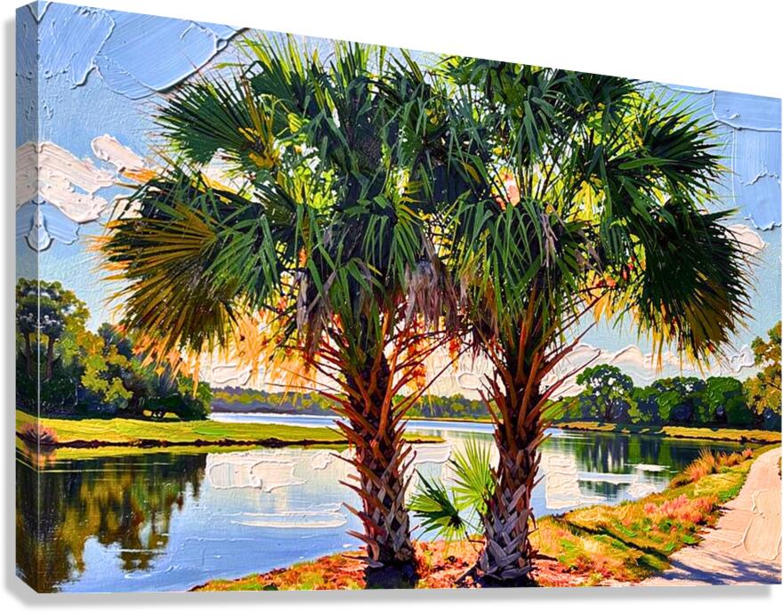 Florida Waterway| Coastal Print| Tropical Water Art| Giclee Paper- Wood- Metal- Canvas