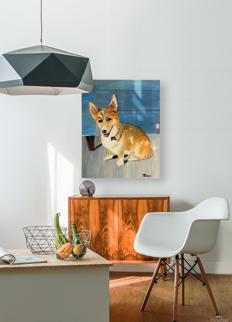 Welsh Corgi Dog | Country Farm Animal Art | Original Painting Print | Giclée Paper • Canvas • Wood • Metal
