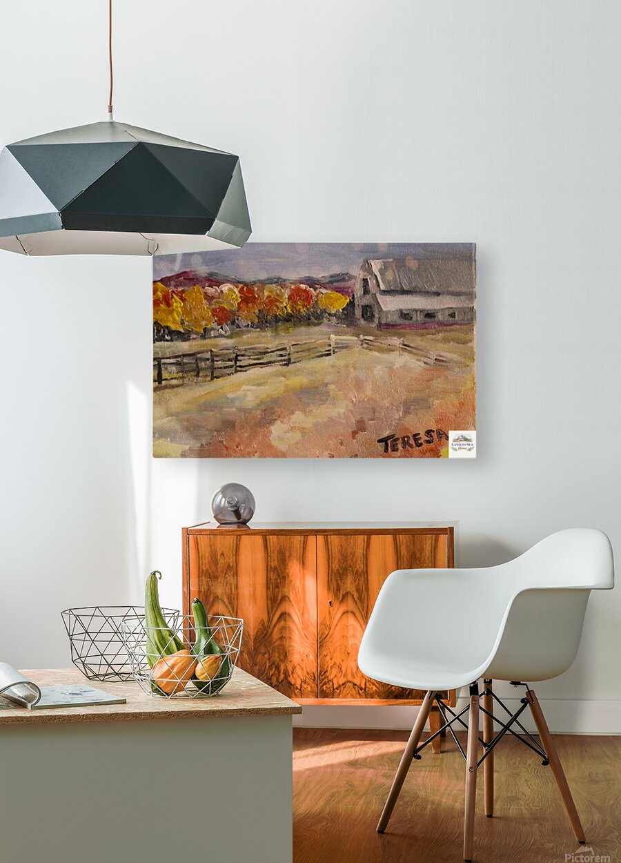 Harvest Farm- Giclee Paper- Wood- Metal- Canvas