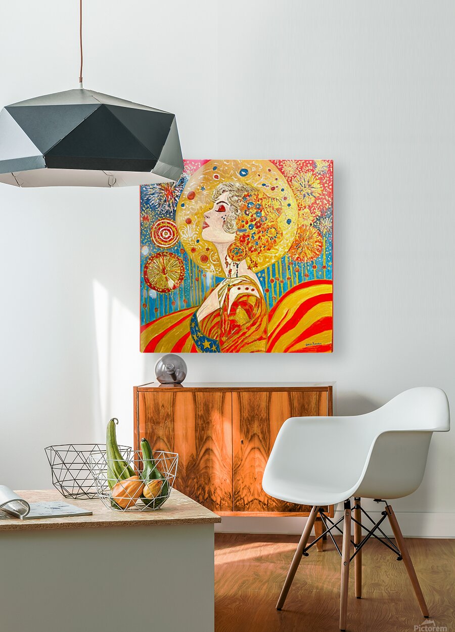 Miss Liberty | Original Teresa Johnson Patriotic Art Print | Lady Liberty Americana Wall Art | Giclée Paper • Wood • Metal • Canvas