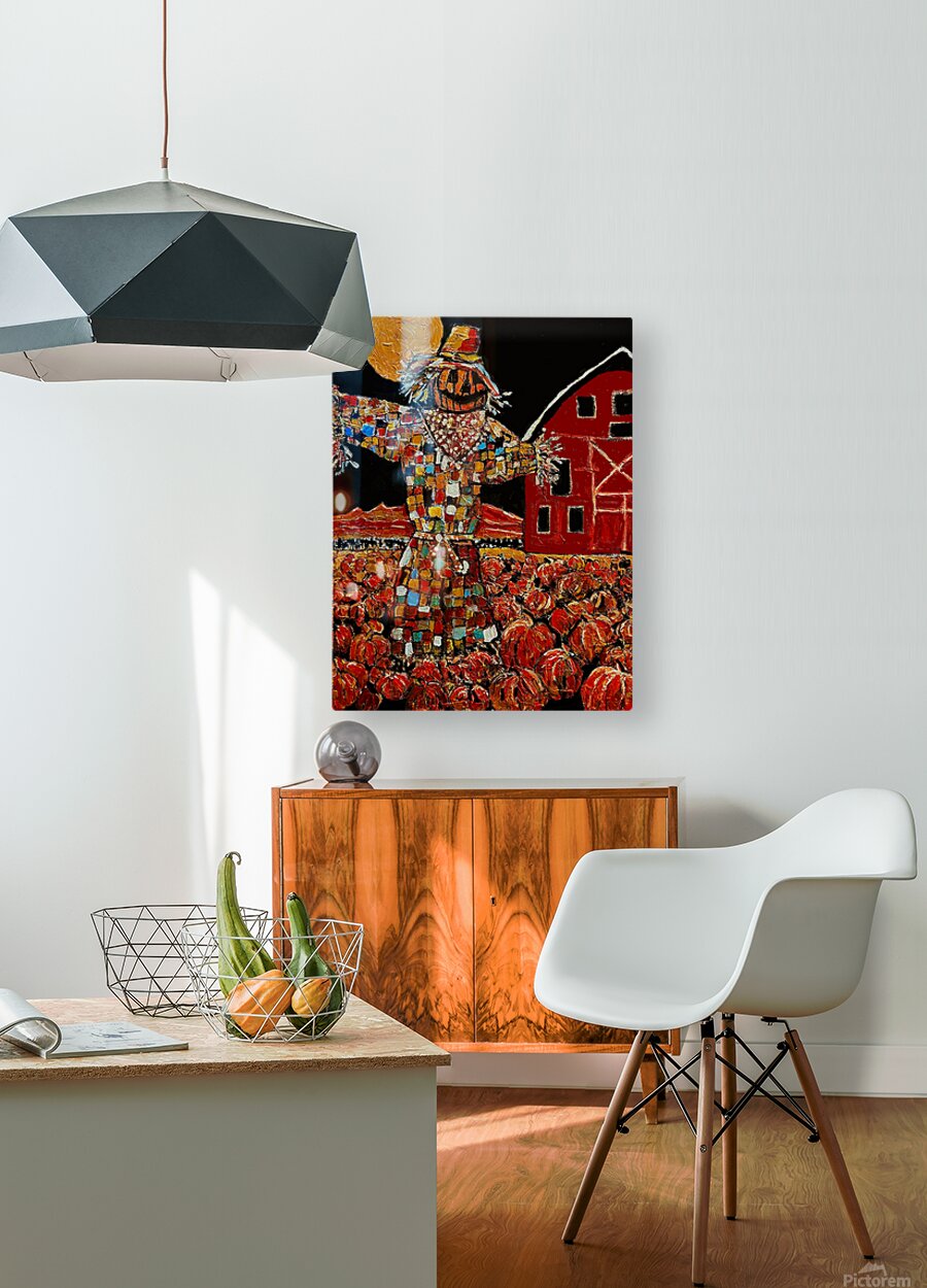 Spooky Pumpkin Patch – a 16x20 inch acrylic gallery canvas painting. Gallery Canvas.  Teresa Johnson Original Art