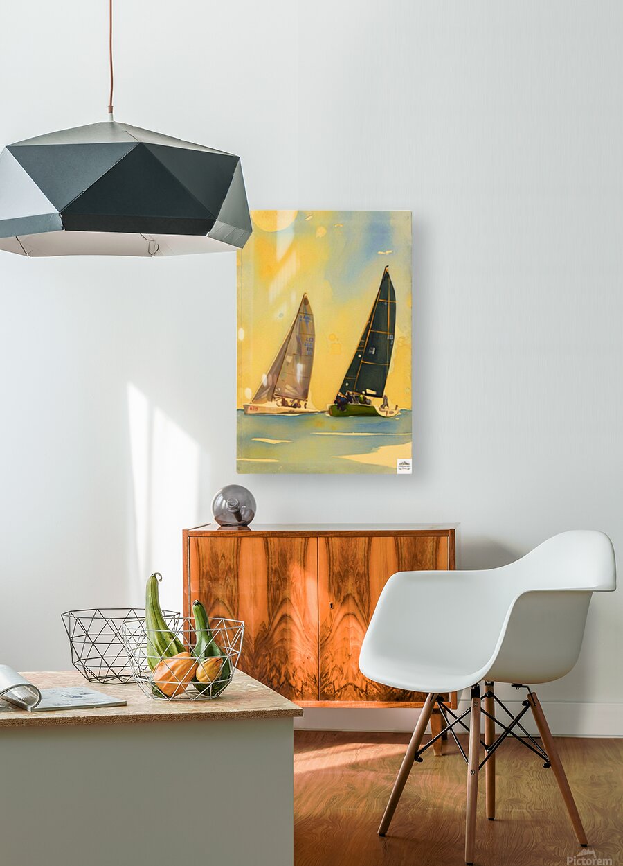 Sailing Days| Water Sports Art| Art Giclee Paper- Wood- Metal- Canvas