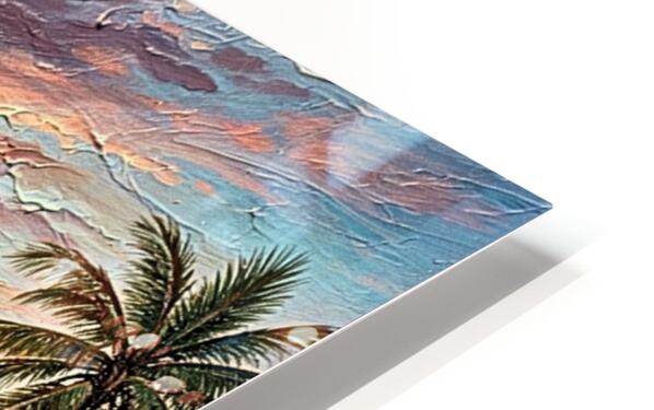Beachside Dining At Sunset| Coastal Print| Vacation Art| Ocean Beach Print| Travel Poster| Giclee Paper- Wood- Metal- Canvas