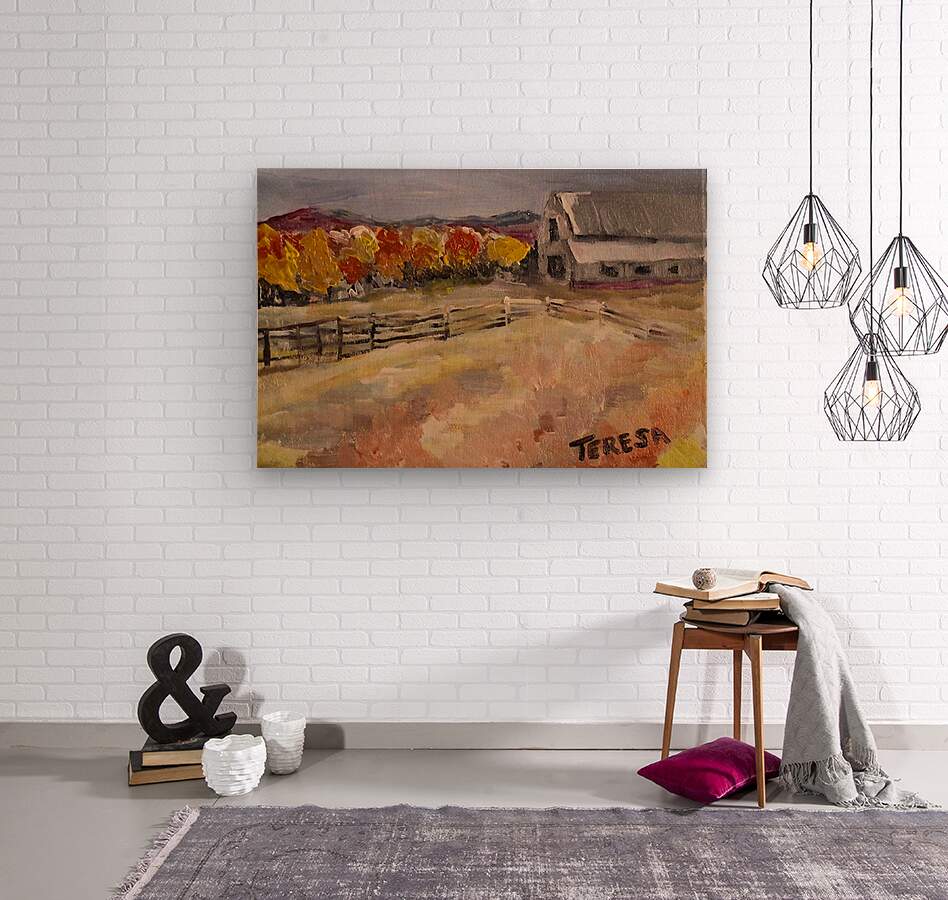 Harvest Farm- Giclee Paper- Wood- Metal- Canvas