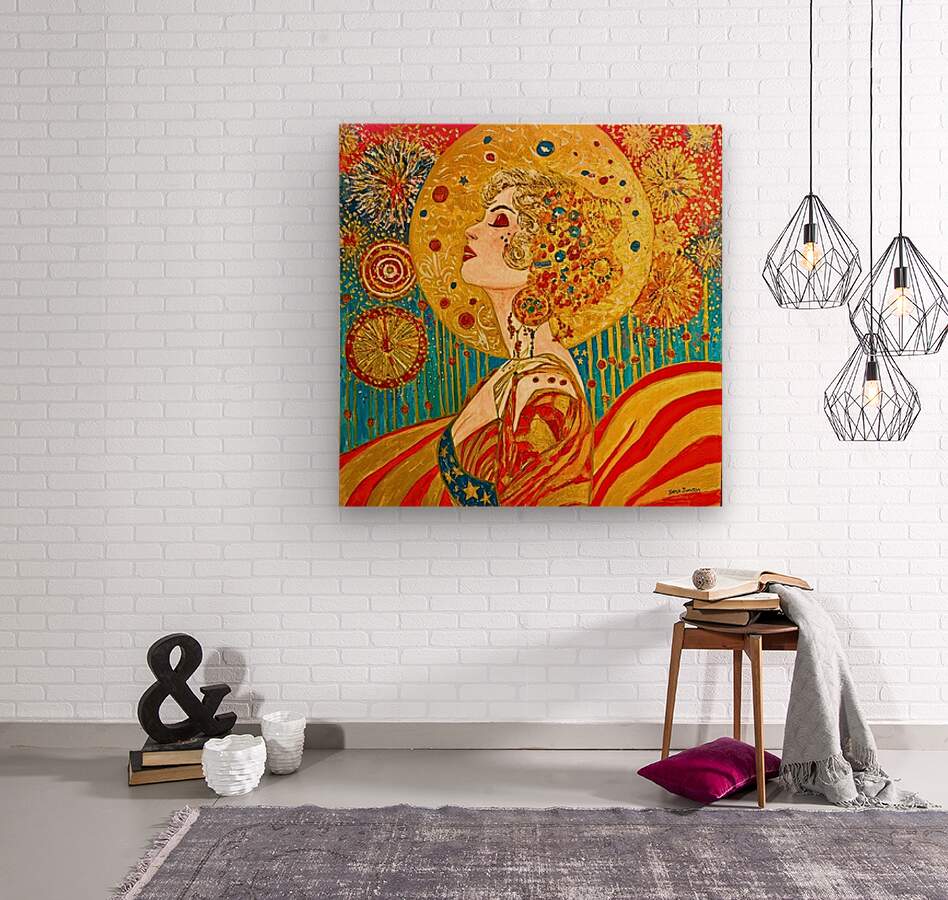 Miss Liberty | Original Teresa Johnson Patriotic Art Print | Lady Liberty Americana Wall Art | Giclée Paper • Wood • Metal • Canvas