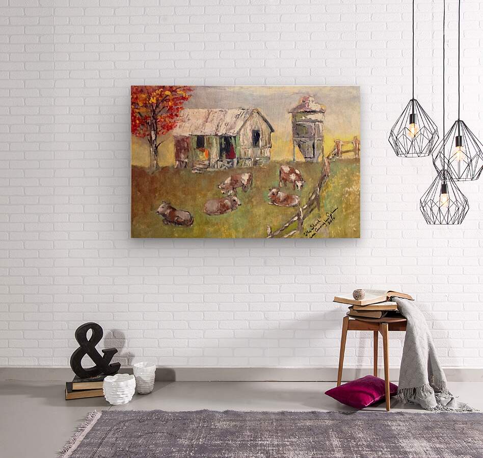The Shack| Cattle-Animal-Farm| Prints, Canvas, Wood, or Metal Art