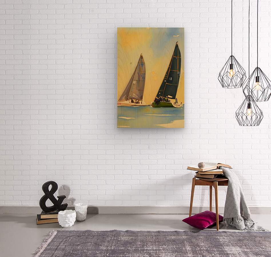 Sailing Days| Water Sports Art| Art Giclee Paper- Wood- Metal- Canvas