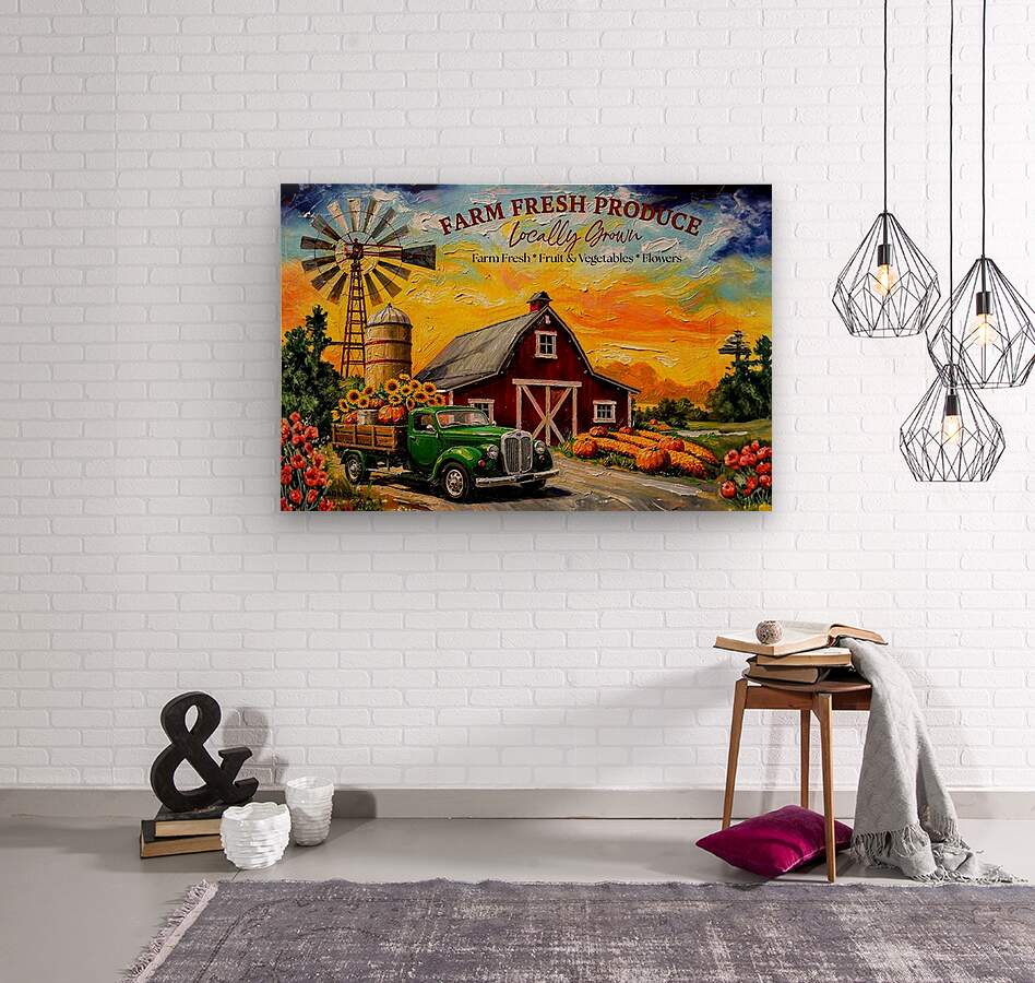 Fresh Grown Produce| Art Prints and Canvases. Giclee Paper- Wood-Metal- Canvas