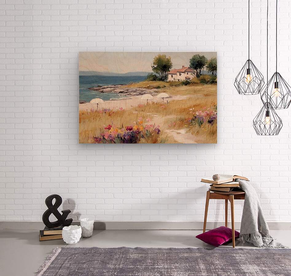 Private Paradise| Tropical Print| Coastal Beach| Giclee on Canvas, Wood, Metal, Fine Art Paper