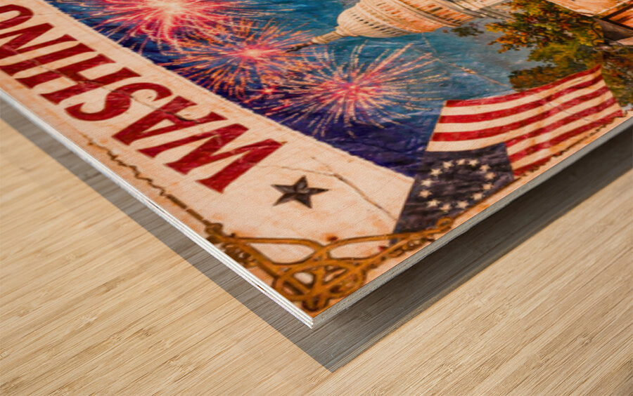 Washington DC- Celebrating 250 Years of Liberty| Patriotic Print| Fireworks Art| Prints, Canvas, Wood, or Metal Art