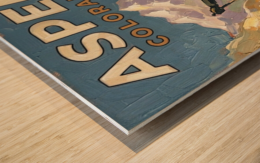 Aspen Colorado Powder Capital Of The Rockies| Snow Print| Giclee on Paper - Wood - Metal - Canvas