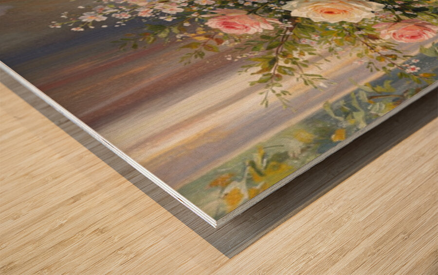 Soft Bouquets and Sunlight Serenity| Floral Print| Romantic Pink Roses in the Sunlight| Giclee Paper- Wood- Metal- Canva